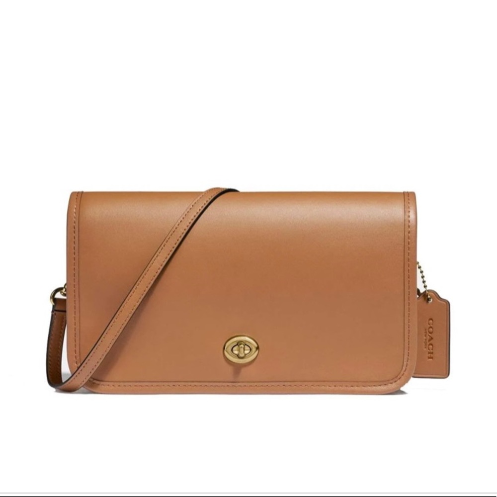 COACH Smith Leather Penny Crossbody Purse